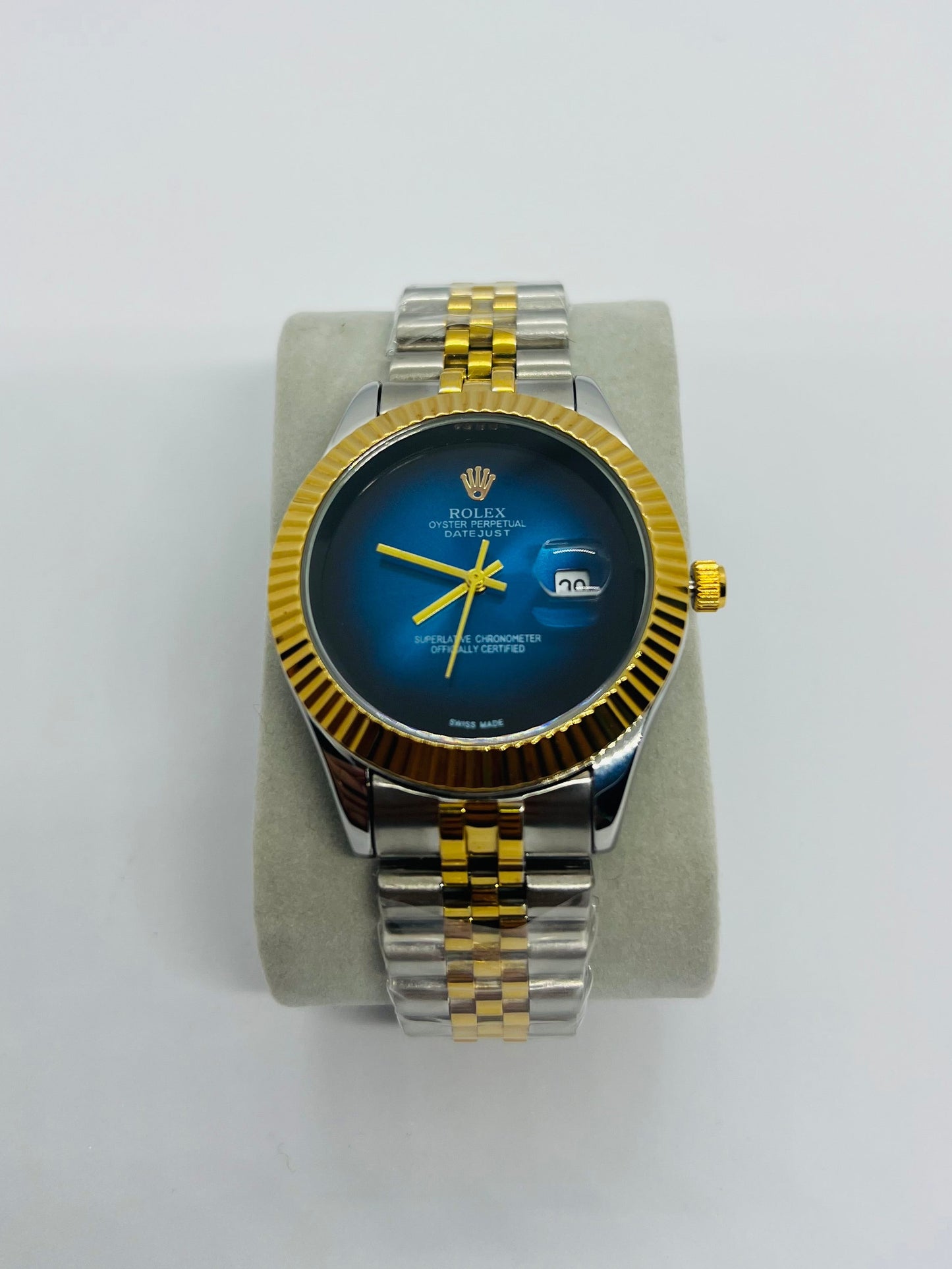 Rolex Datejust Gold and blue nuit