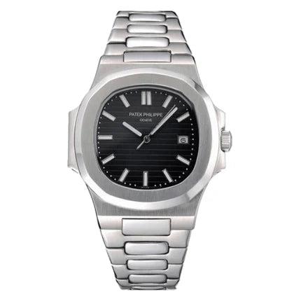 ساعة Patek Philippe Nautilus الفاخرة… أناقة هادئة ترفع قيمتك بدون ما تتكلم!