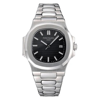 ساعة Patek Philippe Nautilus الفاخرة… أناقة هادئة ترفع قيمتك بدون ما تتكلم!